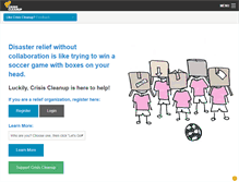 Tablet Screenshot of crisiscleanup.org